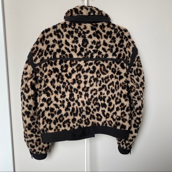 Veronica Beard Anita leopard teddy bomber jacket XL - Picture 6 of 12